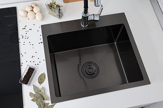 Мойка для кухни Sofia 500*450мм Alcora 3040065NB Nano Black  купить