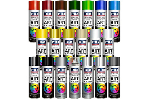 Краска аэрозольная матовая RAL 9003М белый TYTAN Professional ART OF THE COLOR 61331 (0.4л) купить