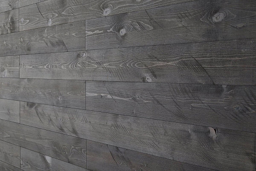 Панель декоративная мебельная шлифованная WALLWOOD Carbon Grey 4*140*1150мм/1.93кв.м купить