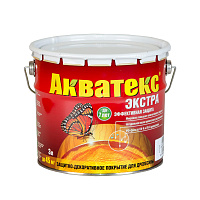 Алкидный антисептик Акватекс Экстра Бесцветный (3л)