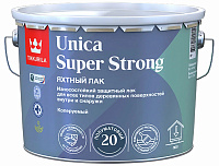 Лак универсальный UNICA SUPER STRONG база EP полуматовый Tikkurila (9л)