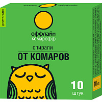 Спирали 10шт Комарофф OF01040110