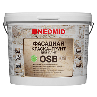Краска-Грунт NEOMID для плит OSB 3 в 1 7 кг купить
