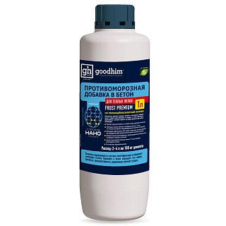 Добавка комплексная противоморозная goodhim Frost Premium до -25 для теплого пола с пластификатором 61705 (1л) купить