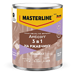 Грунт-эмаль по металлу Masterline Anticorr 3в1 RAL7004 серый 0.75л 50037695 Грунт-эмаль по металлу Masterline Anticorr 3в1 RAL7004 серый 0.75л 50037695