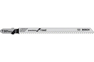 Пилка для лобзика Bosch T301BCP ( 5шт)Precision for Wood 3-65мм дерево,ДВП,ДСП  (2608633A37) купить