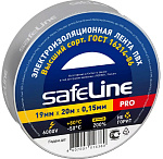 Изолента серо-стальная 19мм*20м Safeline 32658 Изолента серо-стальная 19мм*20м Safeline 32658