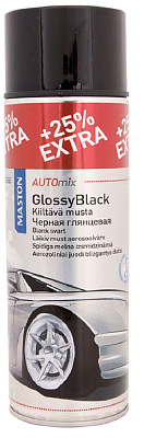 Краска Auto ACRYL однокомпонентная акриловая черный глянцевый Maston 430-1220 купить