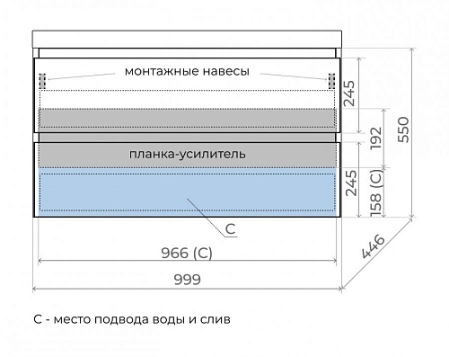 Тумба подвесная Манхэттен 100 PLUS олива кварц 2 ящика с умывальником ASTI 100 серый шелк Style Line ЛС-00002358/СС-00002479 купить