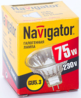 Галогенная лампа с рефлектором Navigator MR16 NH-JCDR-75-220-GU5.3 