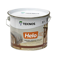 Лак TEKNOS Helo 40 Бесцветный полуглянцевый - 2.7 л