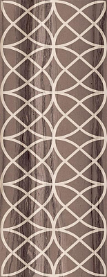 Декор настенный Модерн Марбл 20*60 см цвет коричневый LB-CERAMICS 1664-0007 купить