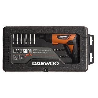 Отвертка-шуруповерт аккумуляторная DAEWOO DDA 3600Li Plus купить