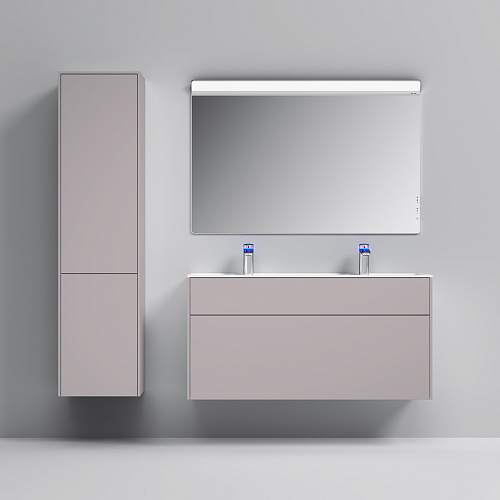 Тумба подвесная INSPIRE V2.0 с раковиной INSPIRE 120 3 ящика элегантный серый AM.PM M50AFHX1203EGM купить