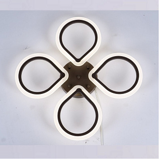 Люстра Schaffner Lagrima  LED 72W 6120LM 3000K-6000K кофейная 39226-4 Coffe купить