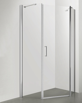 Ограждение душевое Luna-PNT-1000-C-Chrome 1000*1000*1850мм SANTREK AQUA 308533 хром купить