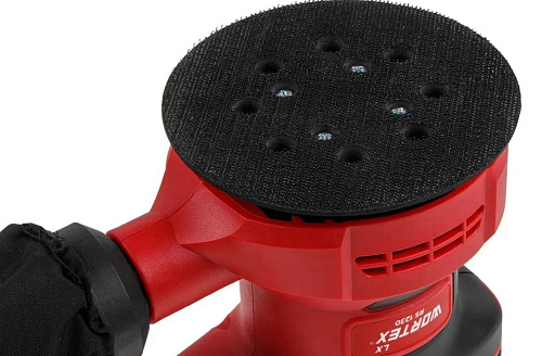Шлифмашина эксцентриковая LX RS 1230 в коробке 280 Вт 125мм 6000-13000 об/мин WORTEX 1334376 купить