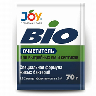 БИОочиститель Joy для выгребных ям и септиков 70г купить