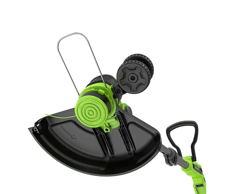 Триммер аккумуляторный Greenworks G24LT301 (2 в 1) 24В без аккумулятора и зарядного устройства 2113207 купить
