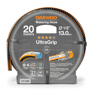 Шланг поливочный DAEWOO UltraGrip 1/2" (13мм), 20м DWH 5113 купить