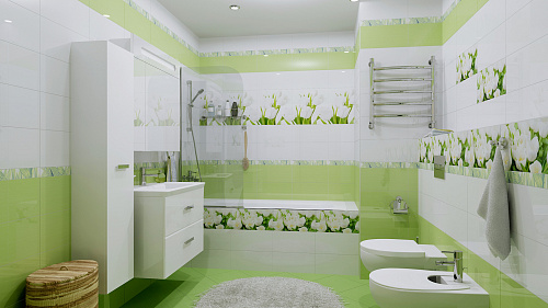 Панно Элара Триумф верде 40.5*40.2 см, AZORI 583962002 купить