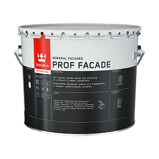 Краска фасадная PROF FACADE всесезонная база KA белая Tikkurila (9л) купить