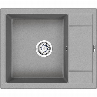 Мойка кухонная Granula GR-6002 прямоугольная 60*50см универсальное крыло базальт купить