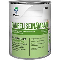 Краска Текнос для деревянных стен PANEELISEINAMAALI PM1 0.9л