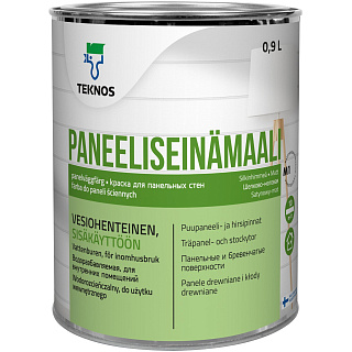 Краска Текнос для деревянных стен PANEELISEINAMAALI PM1 0.9л купить