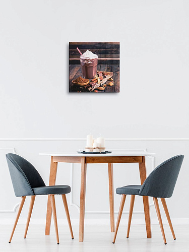 Картина шоколадный коктейль AG 30-88 стекло 30*30см PosterMarket 4680030564947 купить