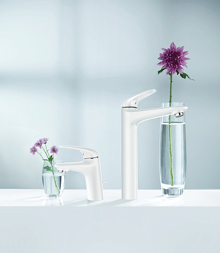 Смеситель Eurostyle для раковины цвет белая луна GROHE 23707LS3 купить