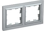 Рамка BRITE РУ-2-БрА,BR-M22-K47 2-местная алюминий IEK 6238607 Рамка BRITE РУ-2-БрА,BR-M22-K47 2-местная алюминий IEK 6238607