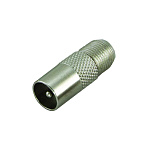 Переходник штекер TV - штекер TV SQ-1809-0014 RG6 Переходник штекер TV - штекер TV SQ-1809-0014 RG6