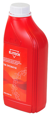 Масло для смазки цепи и шины Elitech 1.0л ТМ Премиум полусинт (2004.000100) купить