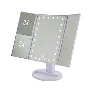 Зеркало косметическое ENERGY EN-799Т LED подсветка 3-х створчатое 159947