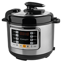 Мультиварка с функцией скороварки SC-MC410P02 900Вт 5л сталь