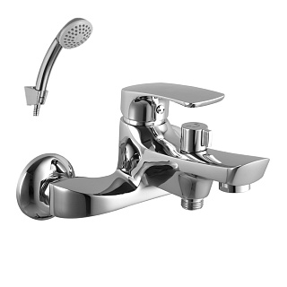 Смеситель Shape для ванны с коротким изливом хром Lemark LM1712C купить