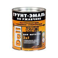 Грунт-эмаль по ржавчине Dali 3в1 Белая (2л)