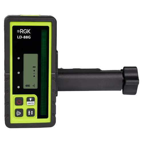 Ротационный нивелир RGK SP 610 G (зел) 300м 1х360 ±0,1 мм/м (751834) купить