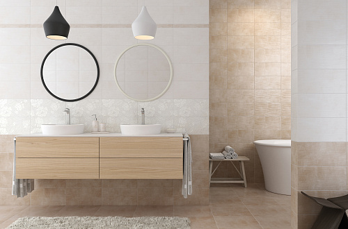 Плитка настенная Дюна 20*40 см цвет бежевый, LB-CERAMICS 1041-0255 купить