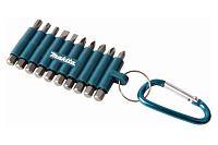 Набор бит 10шт  50мм с карабином Makita D-65028