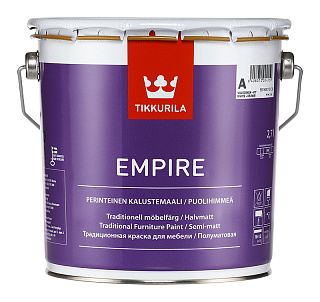 Алкидная краска Tikkurila Empire для мебели Бесцветная (База C) 2.7 л купить