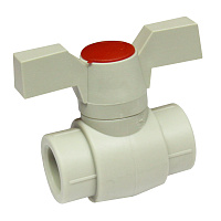 Кран шаровый  20 полипропилен FVplast 301020 