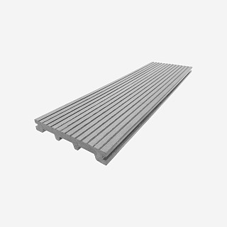 Доска террасная полнотелая UnoDeck TITANO 150*21*3000мм RusDecking серый купить