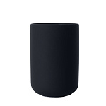 Стакан для зубных щеток настольный FEEL BLACK черный, керамика FORA FOR-FE044BL Стакан для зубных щеток настольный FEEL BLACK черный, керамика FORA FOR-FE044BL