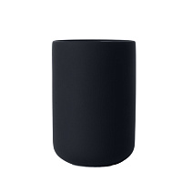 Стакан для зубных щеток настольный FEEL BLACK черный, керамика FORA FOR-FE044BL