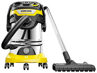 Пылесос хозяйственный Karcher WD 6 P S V-30/6/22/T 1300Вт  бак-30л нержавеющая сталь  (1.628-360.0)