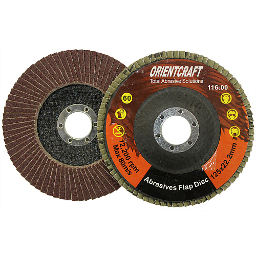 Круг лепестковый торцевой (КЛТ) ORIENTCRAFT Р50 (№32) 125*22мм 116.00A 50F  купить