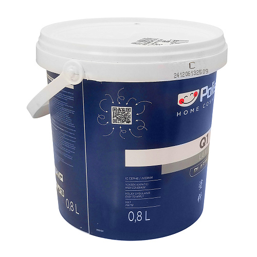 Краска для стен и потолков Q1 LUX PLASTIC матовая бесцветная база С Polisan 31B0050600 (0.8л) купить