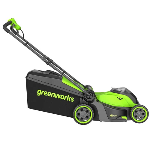 Газонокосилка аккумуляторная Greenworks GD40LM411 40В без аккумулятора и з/у   (2521007) купить